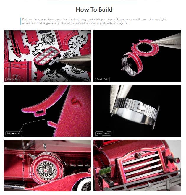 Metal Earth - Wholesale DIY Craft Kit - 1934 Packard Twelve Convertible - COLOR3