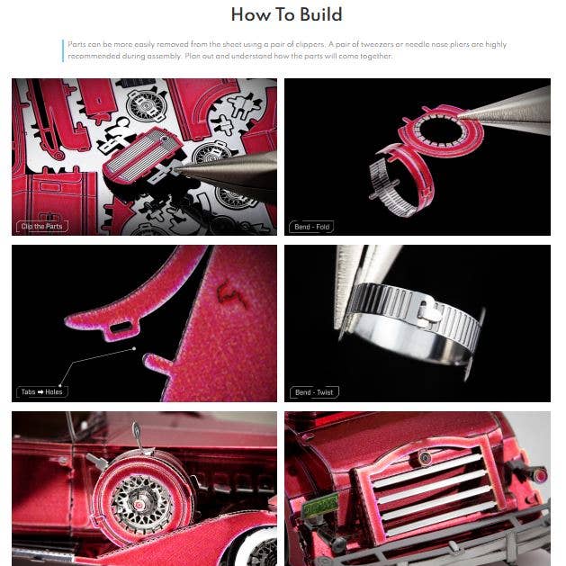 Metal Earth - Wholesale DIY Craft Kit - 1934 Packard Twelve Convertible - COLOR3