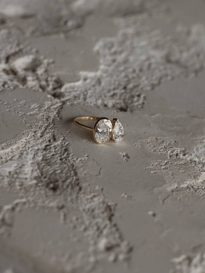 THE TOI ET MOI ENGAGEMENT RING for wholesale by Whxte Atelier