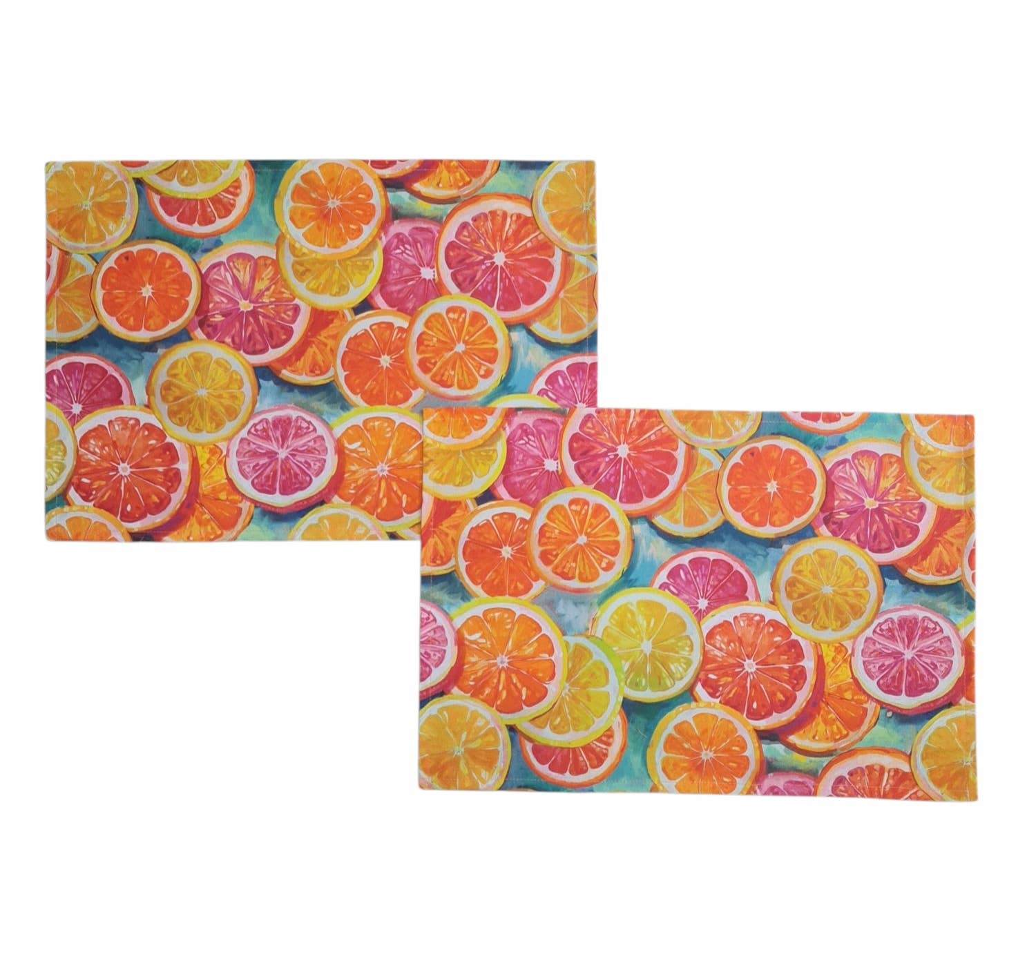 Lunaria Lab - Wholesale Placemat - Citrus cotton breakfast placemat3
