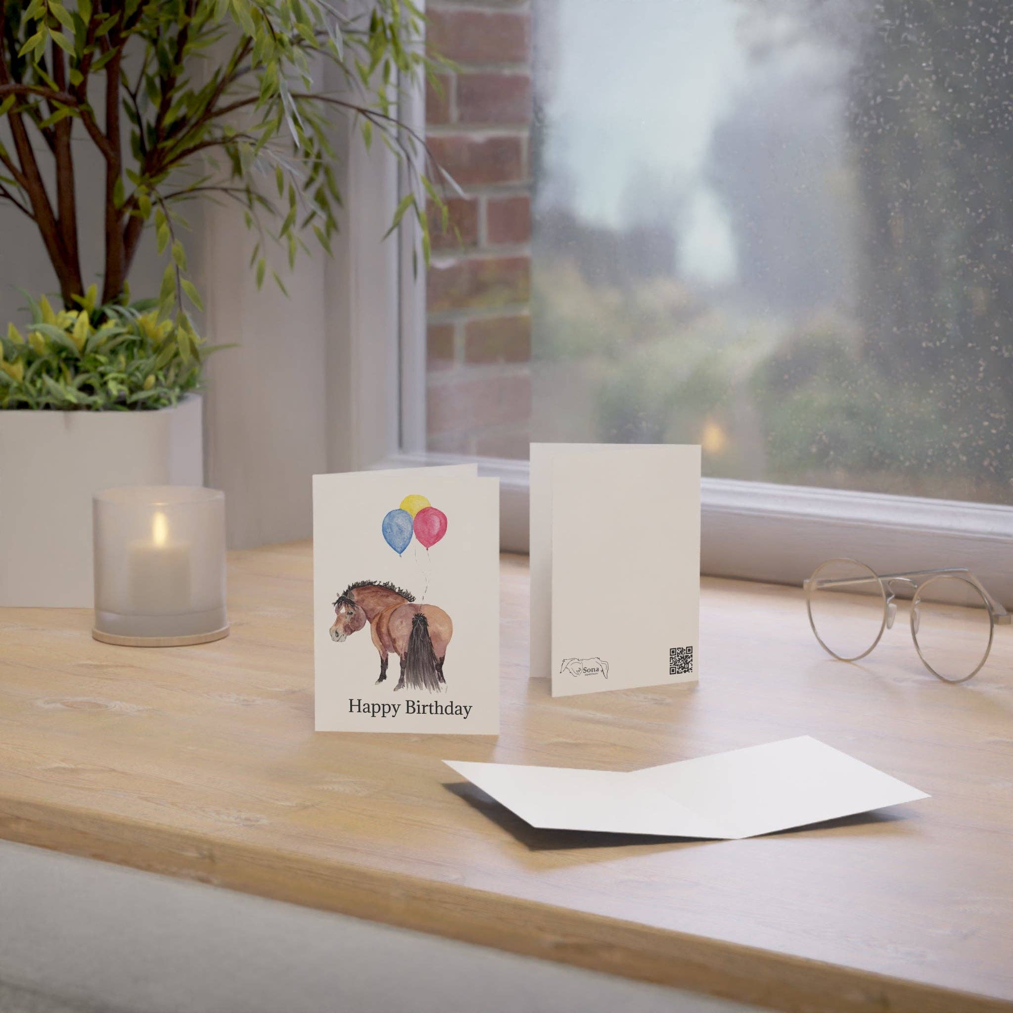 Sona Equestrian - Wholesale Christmas Card - Adorable Ponies Single Greeting Card22