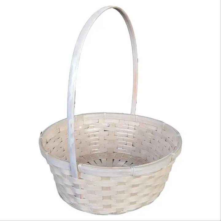 SWS BASKETS AND HOME DECOR - Wholesale Plant Pot - Bamboo Basket Floral Accessories Containers with Liner-6”