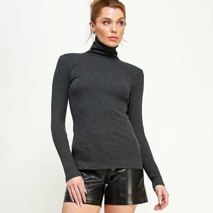 RIBBED TURTLE NECK SWEATER LONG SLEEVE TOP-F67933-D7 for wholesale by FREEZIA