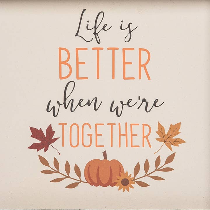 C&F Home - Wholesale Decorative Figurine - Fall/Harvest Better Together Wooden Sitter2