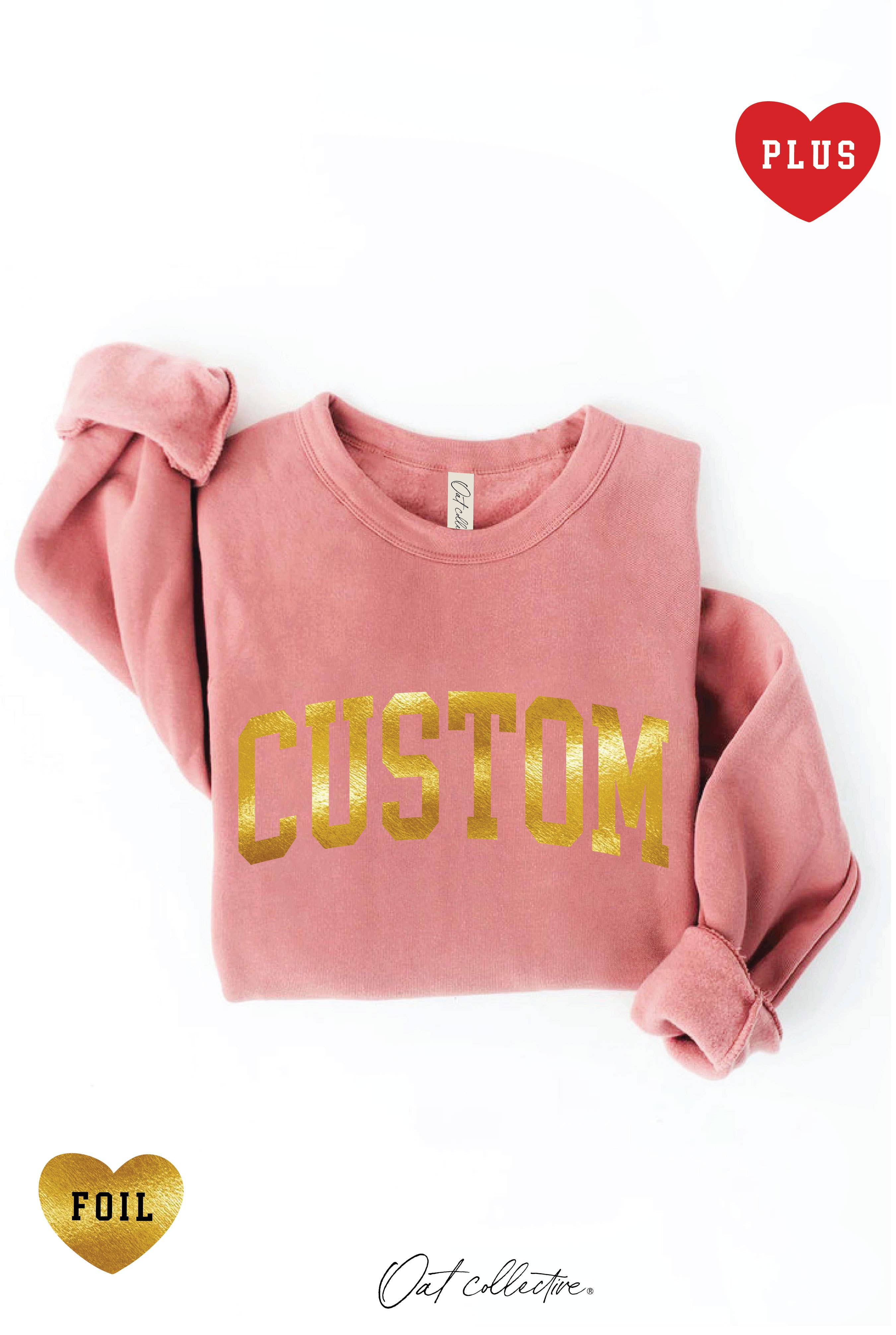 OAT COLLECTIVE - Wholesale Grafisch sweatshirt - Dames - CUSTOM FOLIE Plus Grafische Sweater10