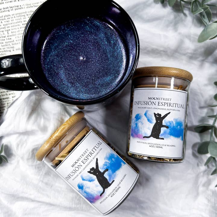 Moon Street Kits - Wholesale Loose Tea - Infusión Espiritual: Té de Hierbas con Glitter Comestible3