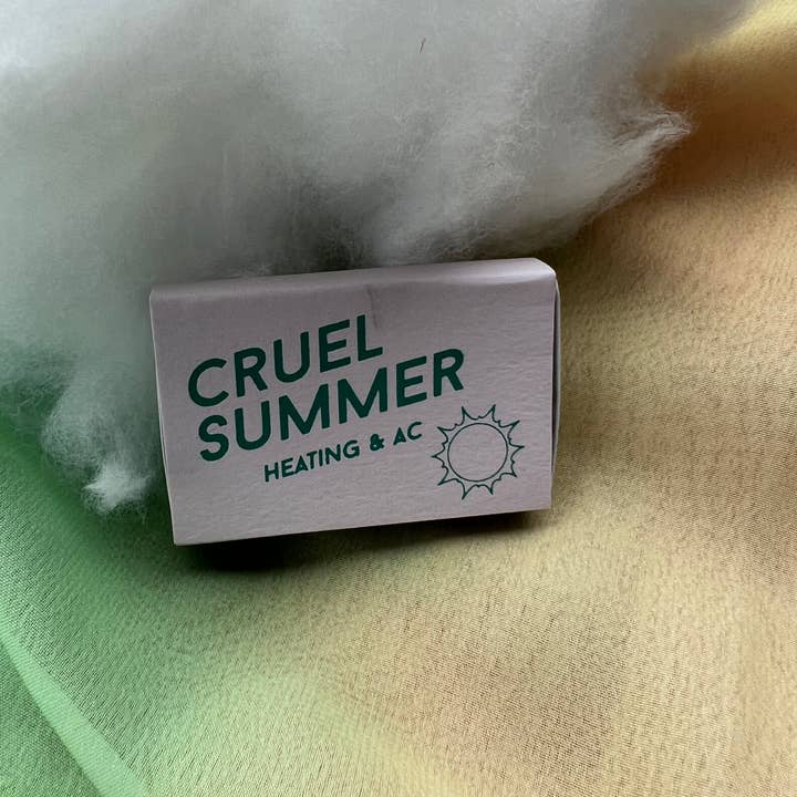 Cruel Summer Heating & AC Matchbook for wholesale by For Now