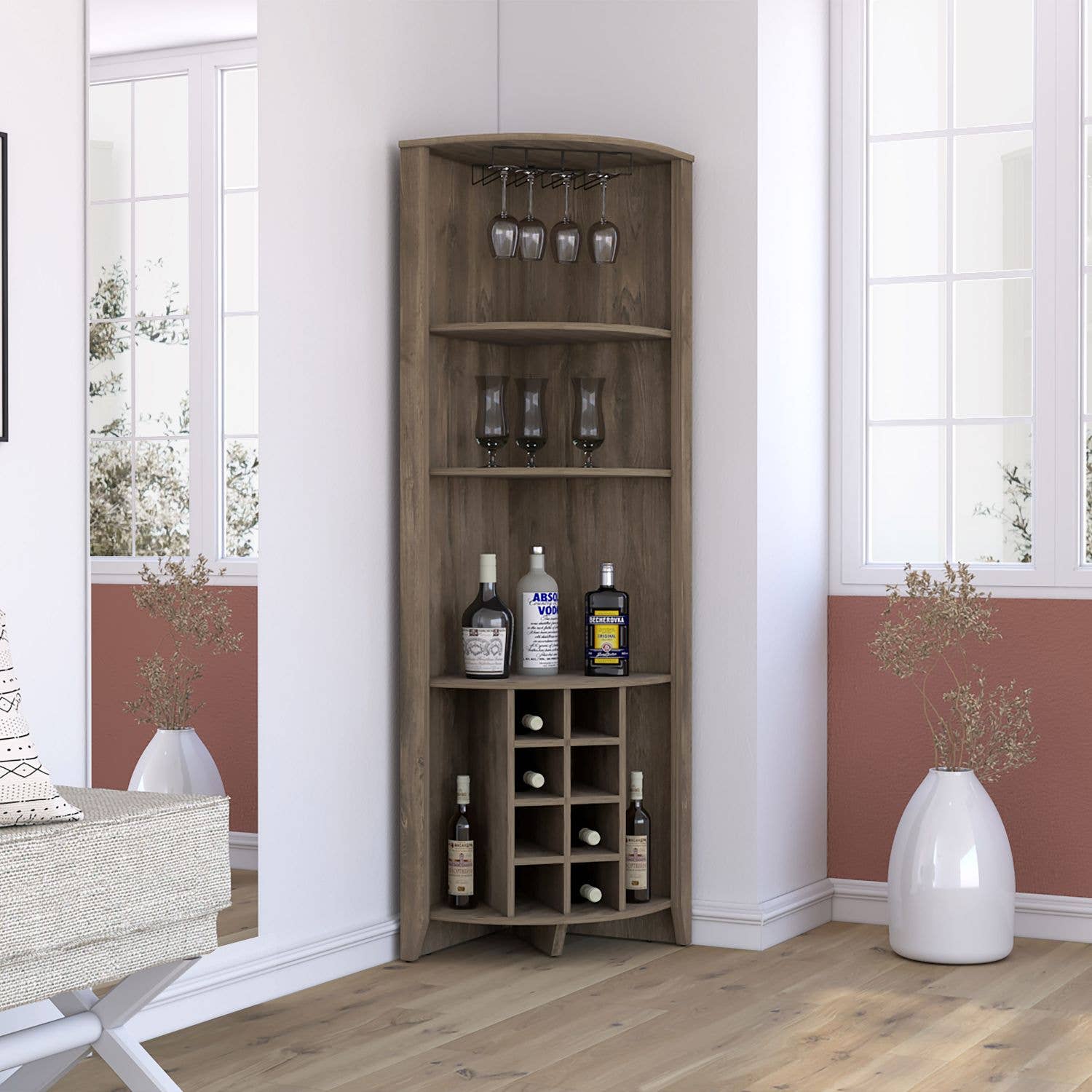 Depot E-Shop – wholesale Cabinet – Giza Corner Bar Cabinet0
