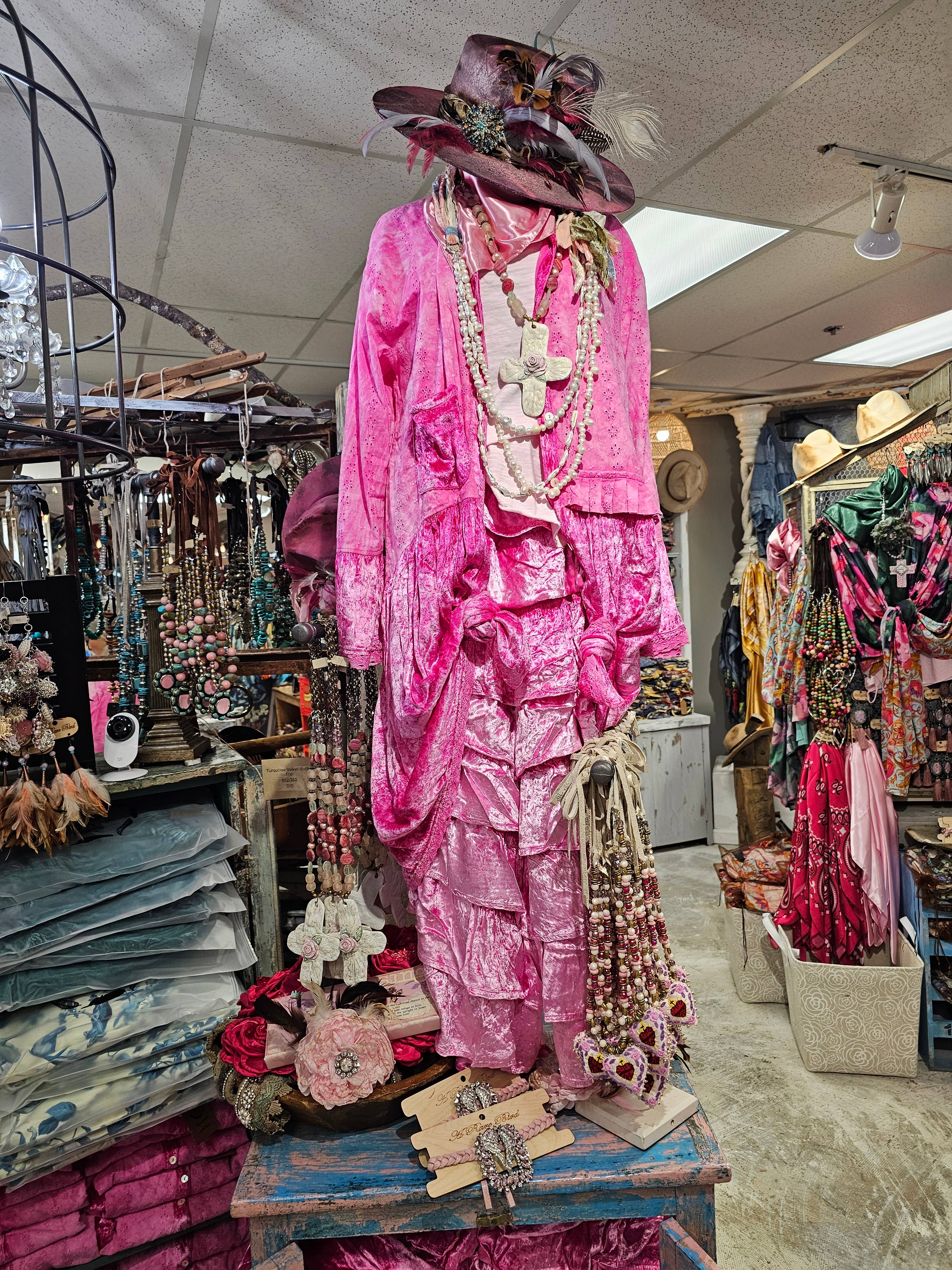 A Rare Bird Shop - Wholesale Pants - Women's - Magenta Ruffle Pant4