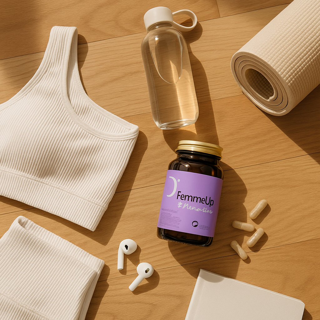 Femmeup - Vendita all'ingrosso Vitamine/integratori orali - Cimicifuga, Angelica Sinensis, Trifoglio Rosso, Borragine e Maca7