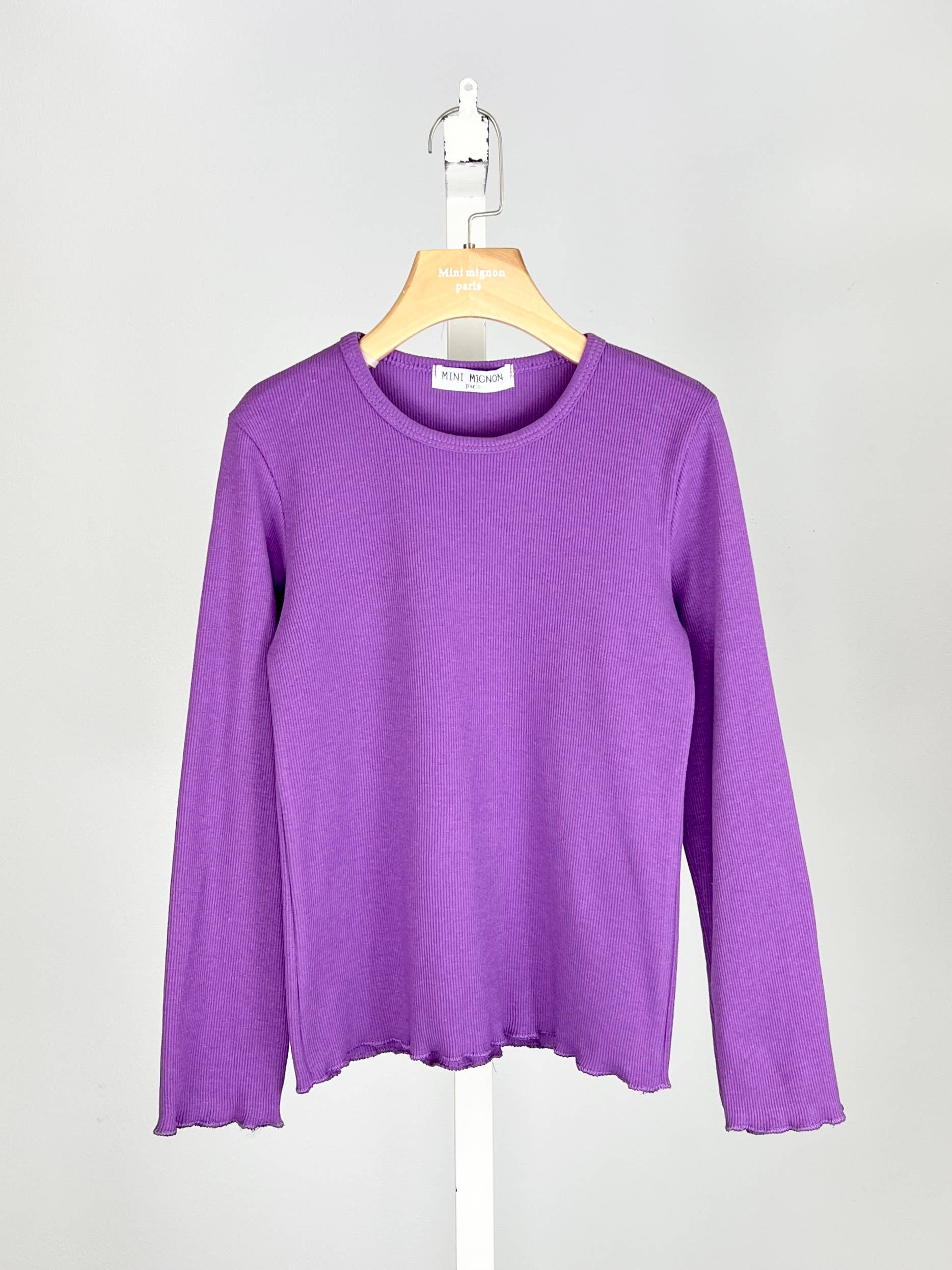 MINI MIGNON PARIS - Wholesale T-Shirt - Kids - Girls' long sleeve cotton ribbed t-shirt4