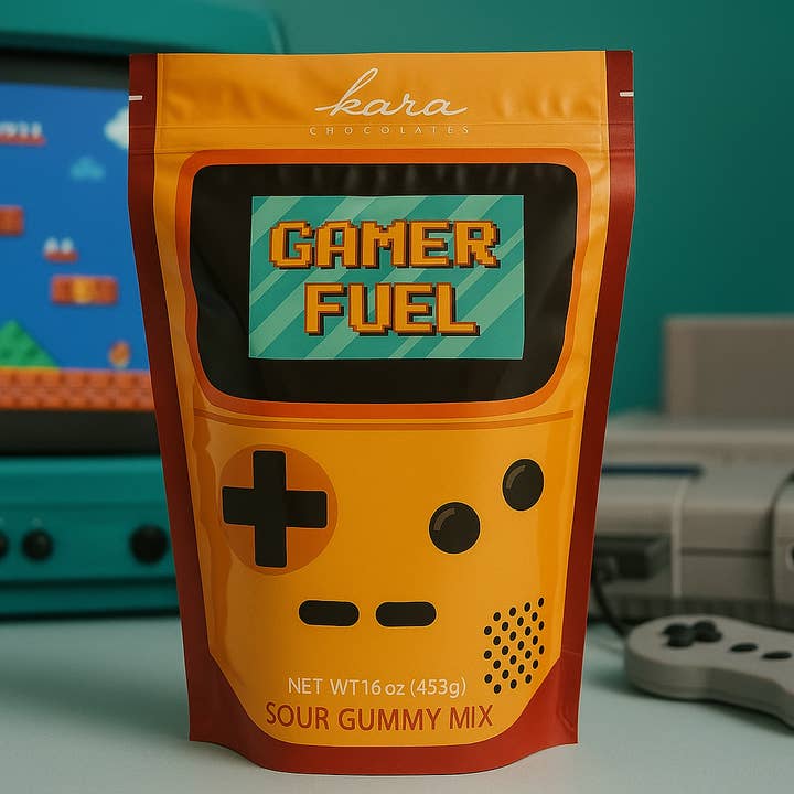 Kara Chocolates - Wholesale Gummy - Gamer Fuel Assorted Gummy Pouch 16 ounces 2