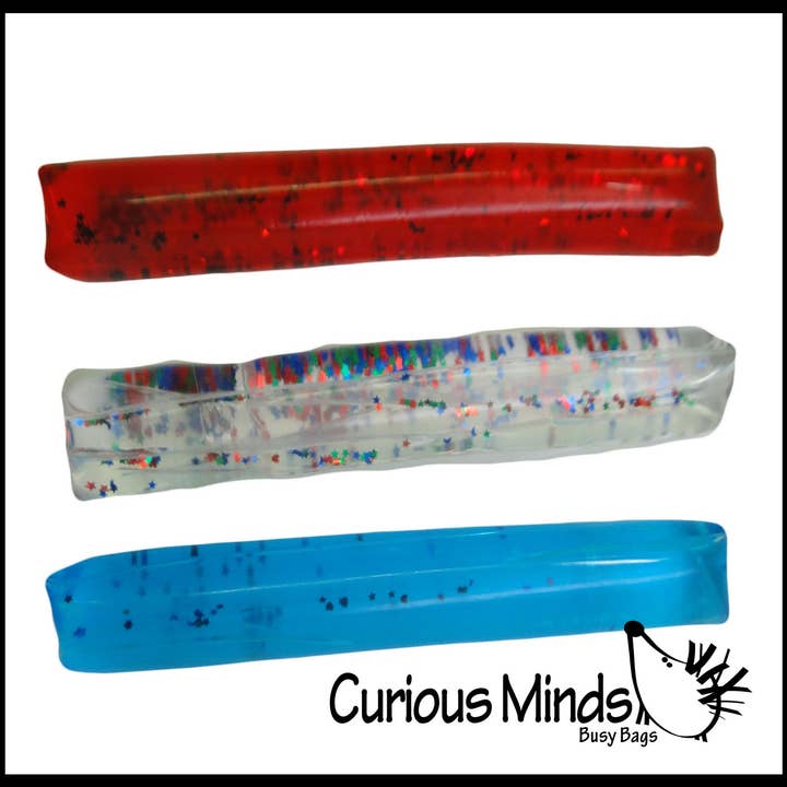 Curious Minds Toys - Wholesale Squishy Toy - Kids & Baby - 1Â Giant 9.5" Long Water Filled Tube Snake Stress Toy - Squi