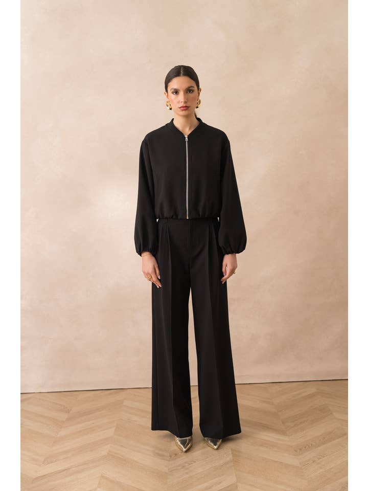 Attentif Paris - Vendita all'ingrosso Bomber - Donna - Bomber corto Aura con collo classico34