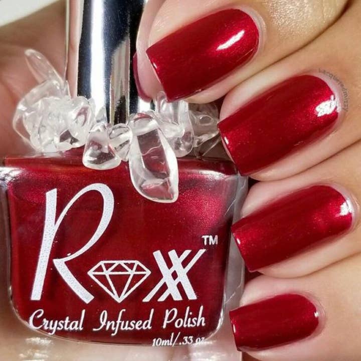 Garnet - Crystal Infused Nail Polish - Passion for wholesale by Roxx Nail Polish