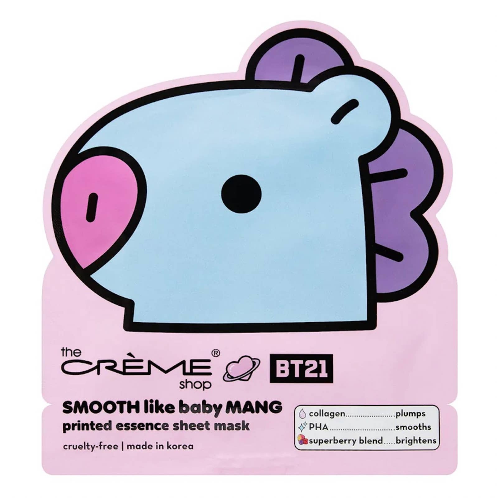 KJ Beauty and Health - Wholesale Skincare Face Mask - THE CREME SHOP SMOOTH Like Baby MANG Sheet Mask2