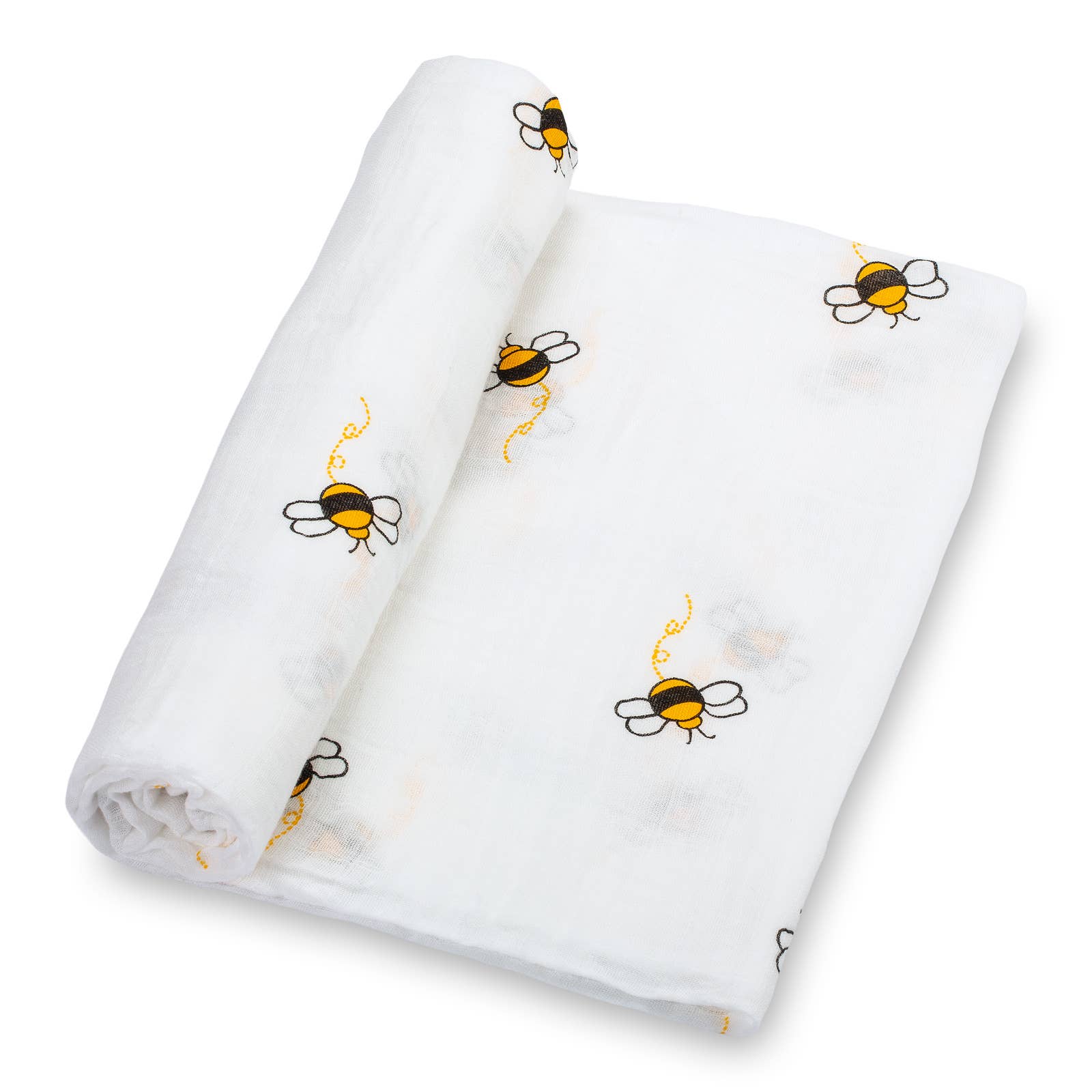 LollyBanks - Wholesale Swaddle - Baby - Bee-utiful Baby Muslin Swaddle Blanket