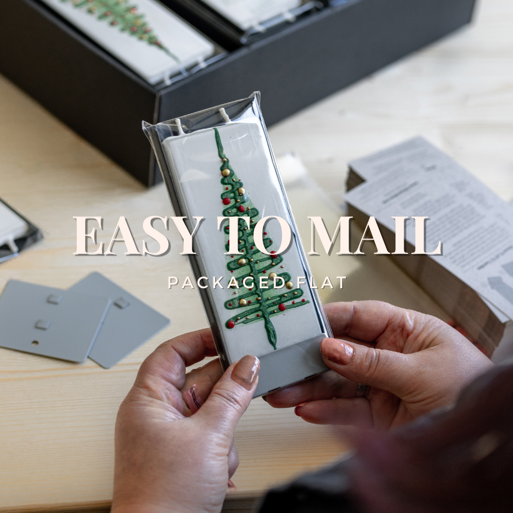 Flatyz Candles - Vente Bougies originales - Bougie plate faite main - Gâteau en couches Joyeux Anniversaire6