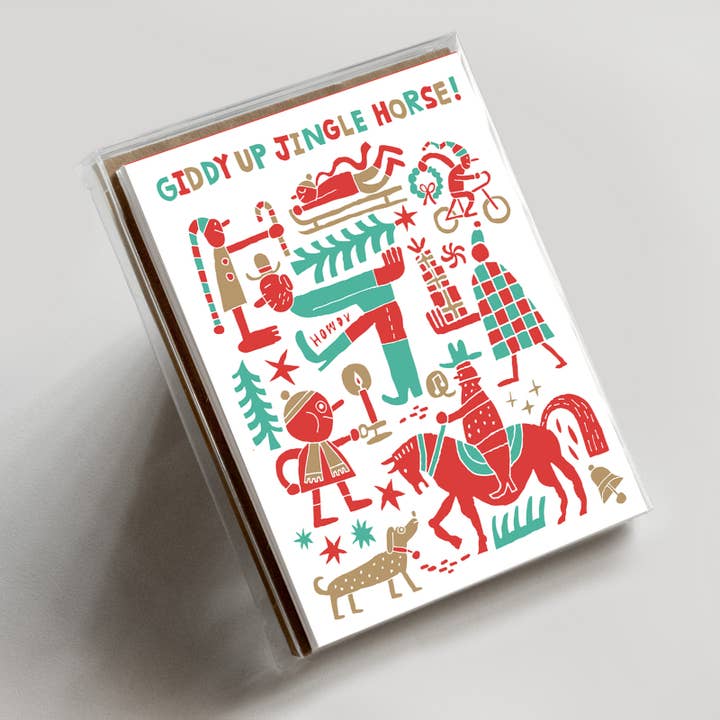 Giddy Up Jingle Horse! *FOIL* Boxed Set for wholesale by Hammerpress