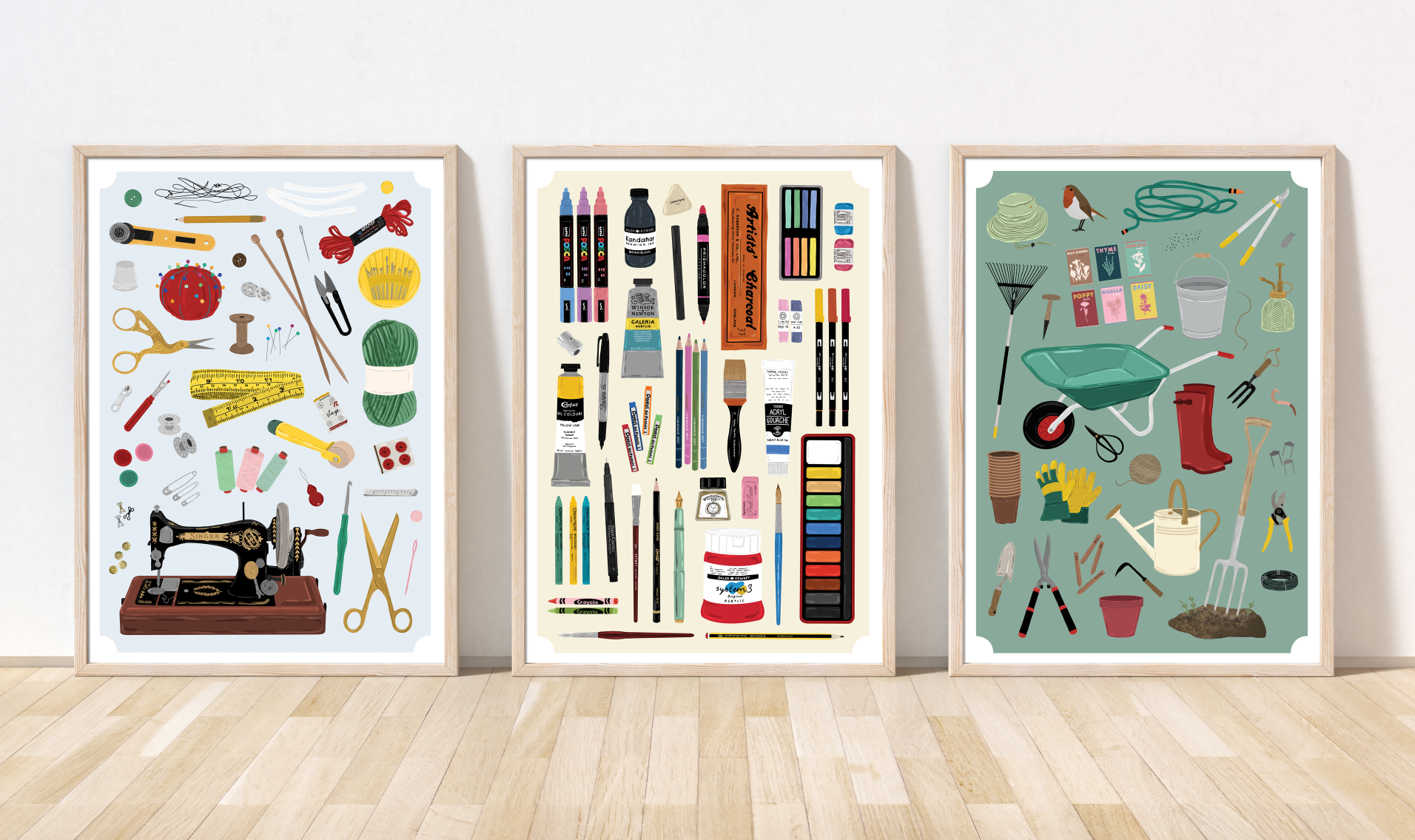 Bea Baranowska Illustration – wholesale Art print – The Potting Shed Print4