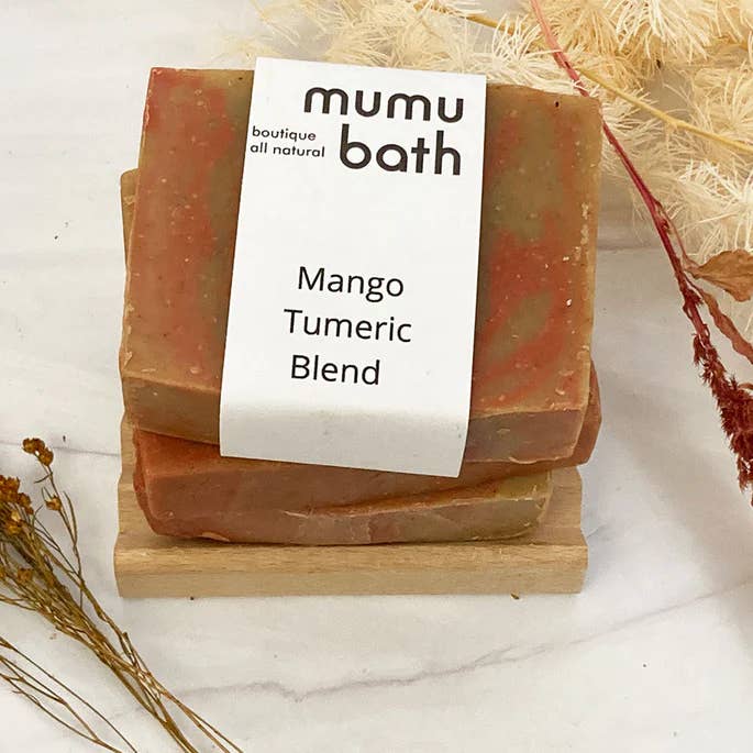 Mumu Bath - Wholesale Bar Soap - Mango Turmeric Soap with Avocado Oil