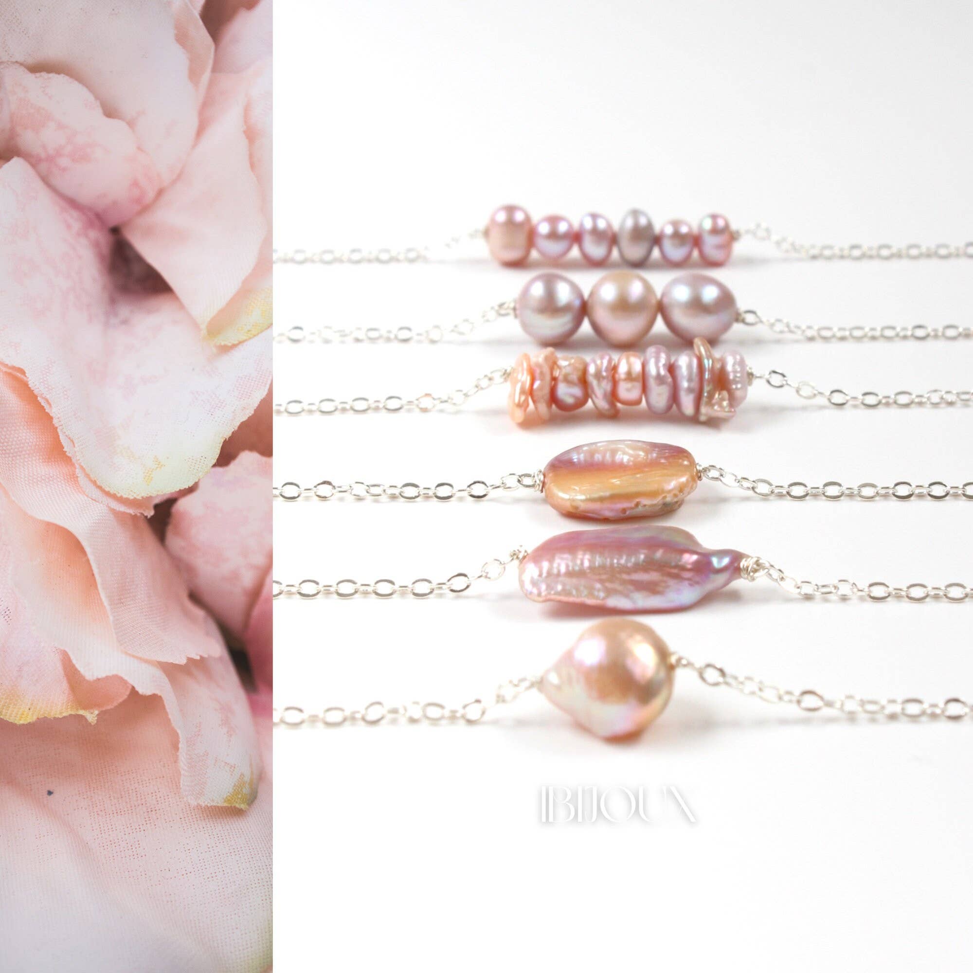 iBijoux - Wholesale Beaded Bracelet - Freshwater Lilac Pearl Bracelet (1S13)11