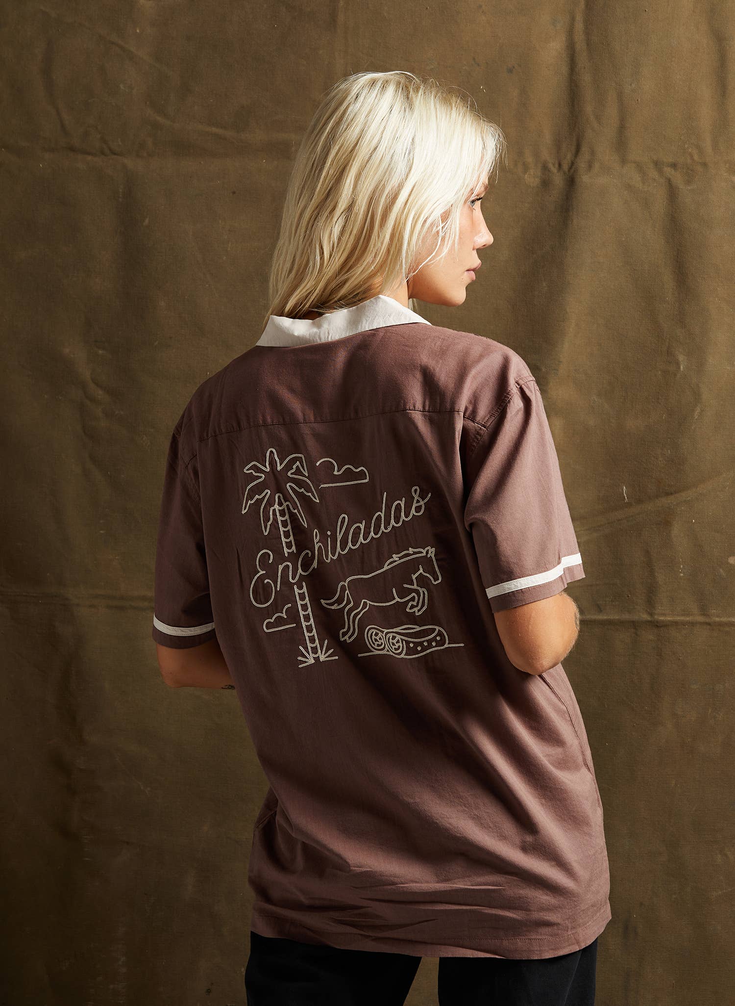 Pyknic - Wholesale Button Down Shirt - Unisex - Enchiladas Casual Button Down Shirt Men & Women10