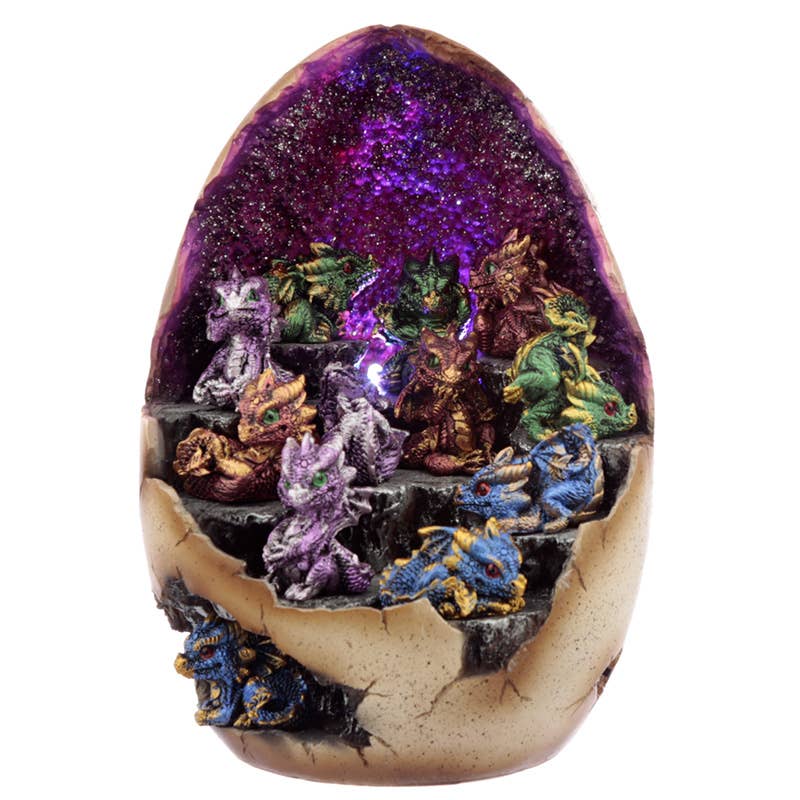 Puckator Ltd – wholesale Ornament – Crystal Baby Dragon World Figures1