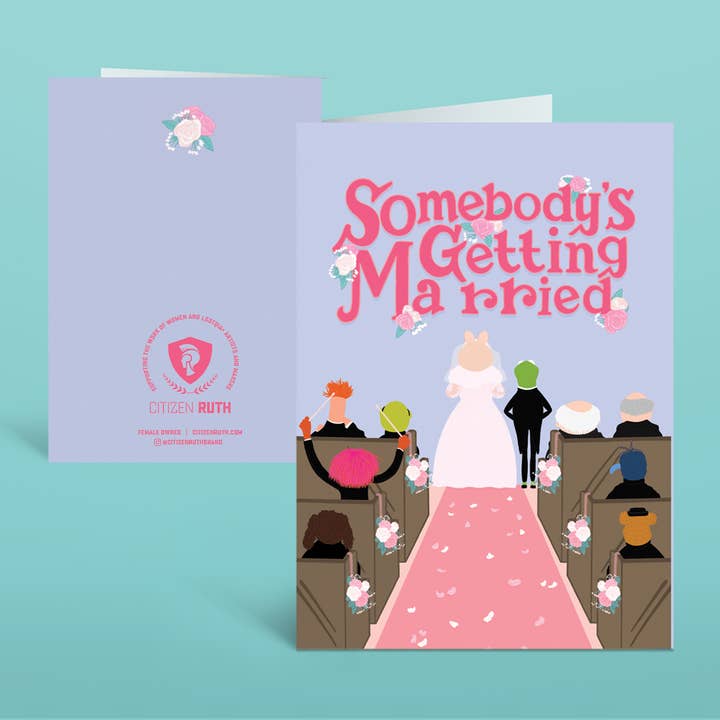 Somebody's Getting Married Muppets Take Manhattan card for wholesale by Citizen Ruth