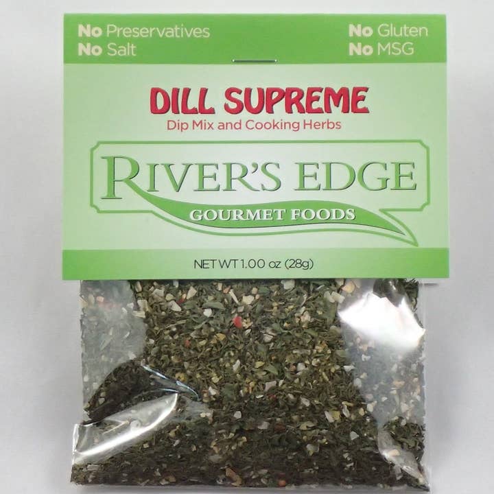 Dill Supreme Dip Mix for wholesale by River's Edge Gourmet Foods