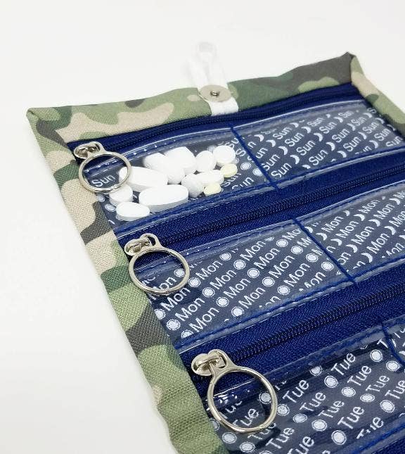 Clutch by Sara Gorman - Wholesale Pill Organizer - Pillfold™ XL Weekly Pill Organizer13