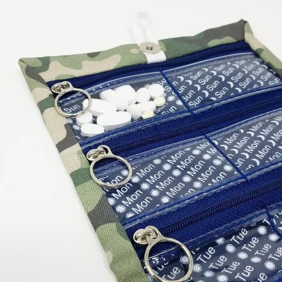 Clutch by Sara Gorman - Wholesale Pill Organizer - Pillfold™ XL Weekly Pill Organizer13