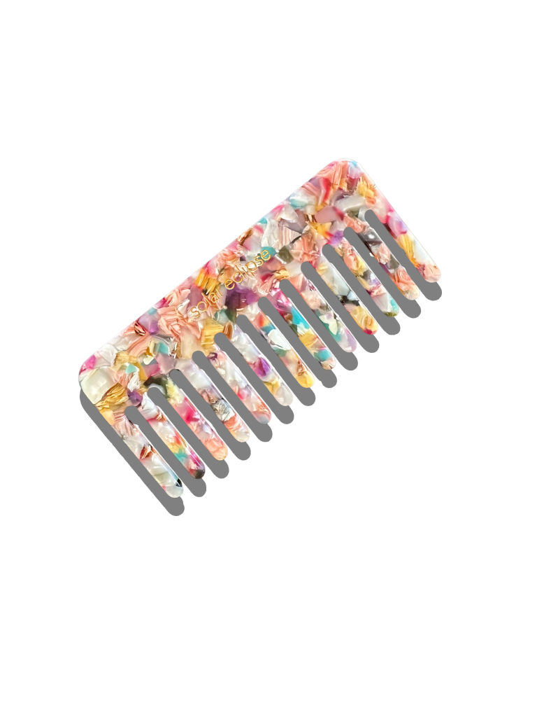 Solar Eclipse - Wholesale Hair Brush/Comb - Detangling Wide Tooth Hair Comb | Eco-Friendly Acetate17