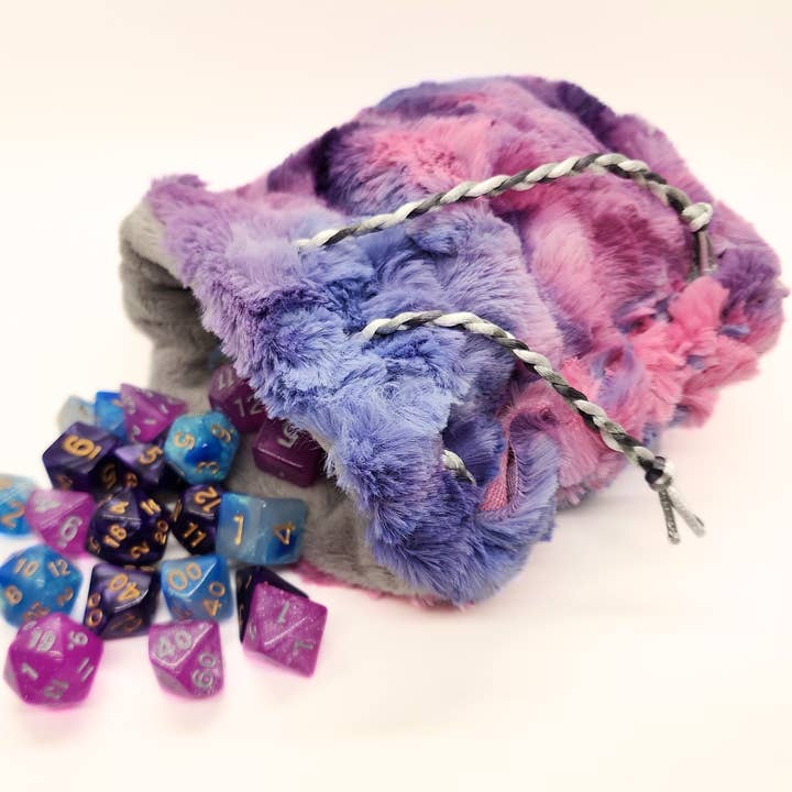Impassible Creations - Wholesale Dice - Detect Magic Plush Minky Dice Bag2