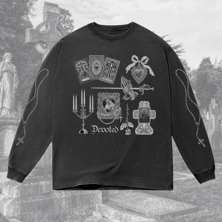 Toegewijde Oversized Lange Mouw voor wholesale door While Odin Sleeps