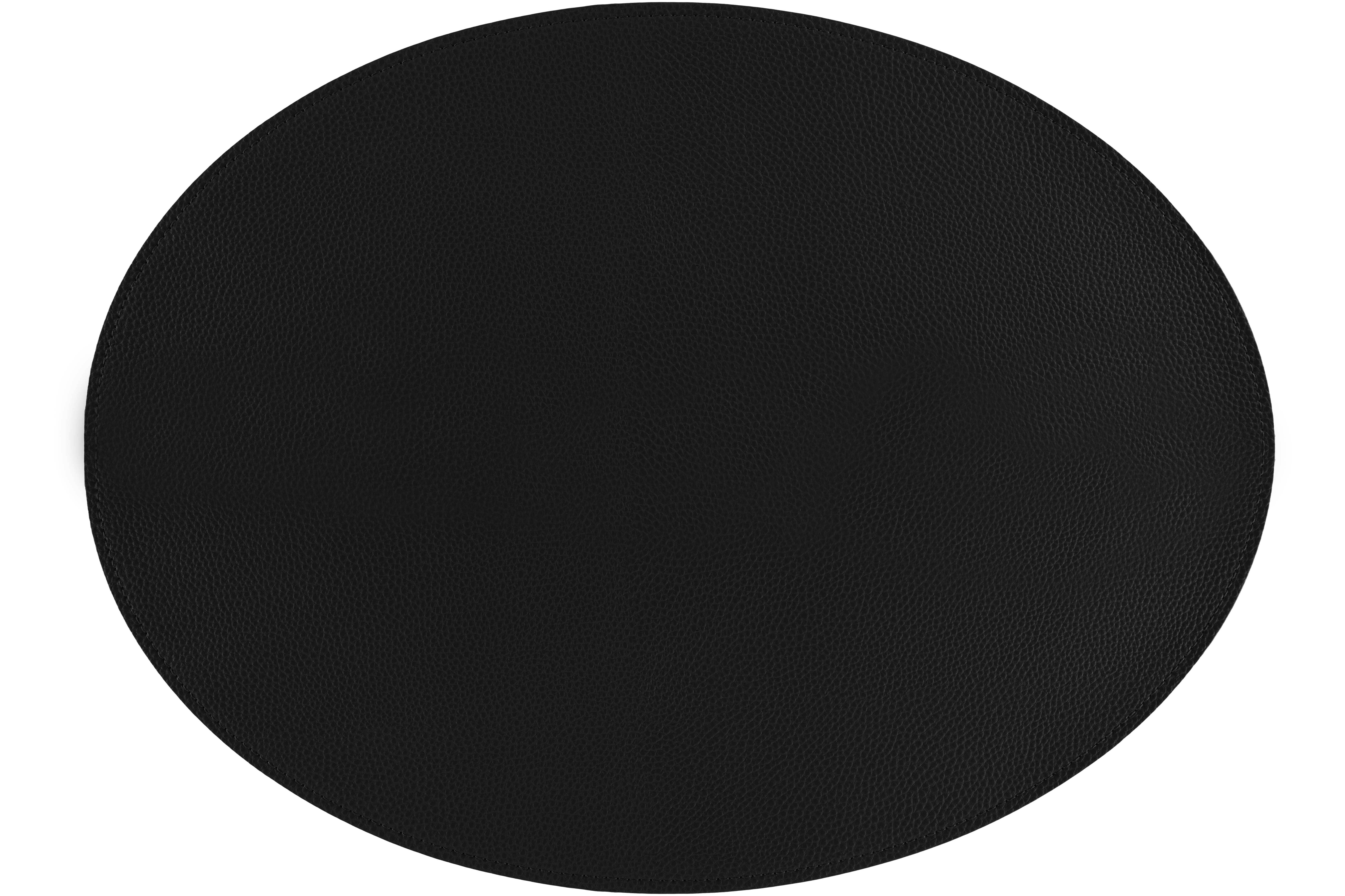 Tiseco - Vendita all'ingrosso Tovagliette - Tovaglietta ovale TRUDO in pelle vegana – 33x45 cm5