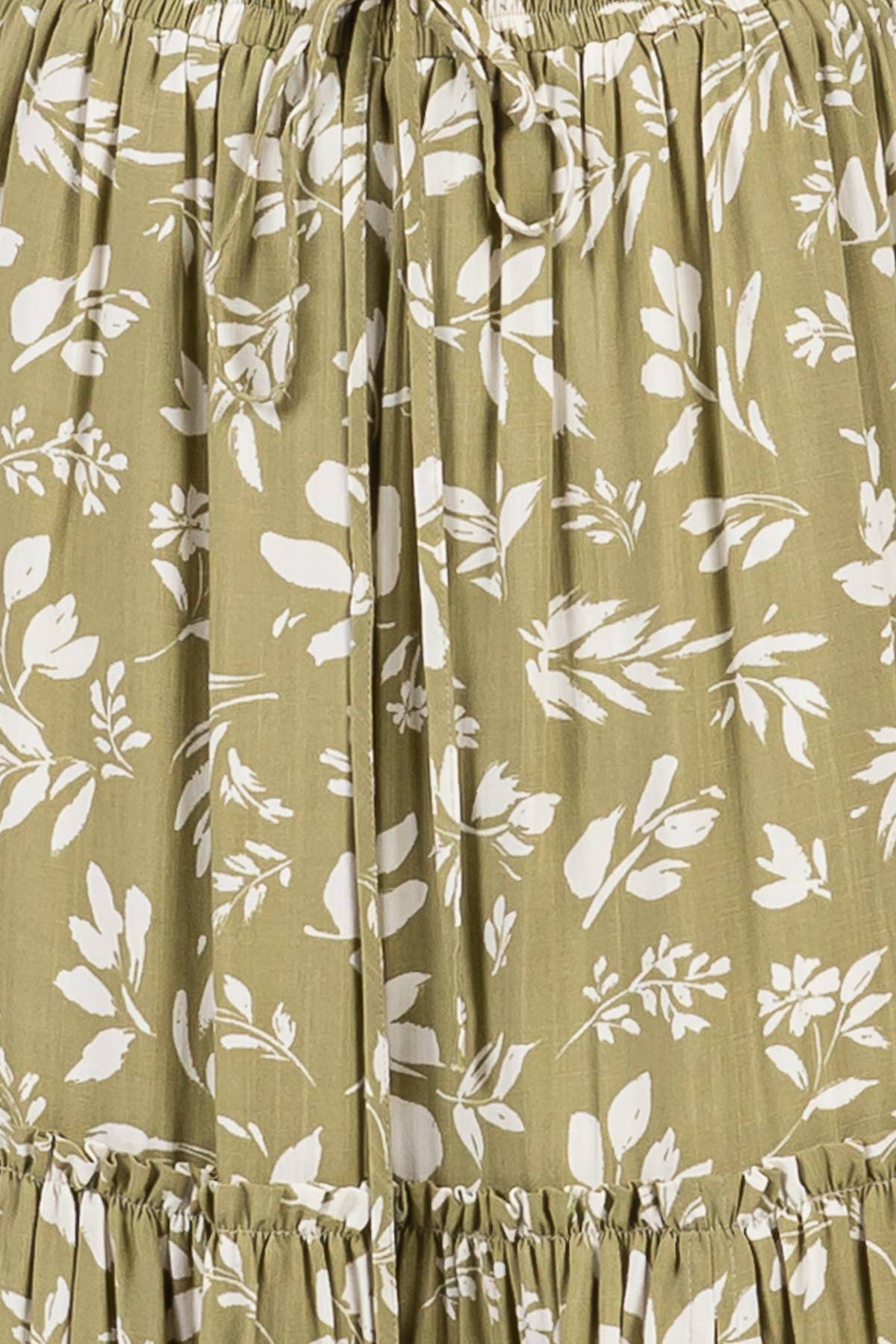 Final Touch – Engroshandel Nederdel - Dame – Printet lagdelt midinederdel med slids - VS308611