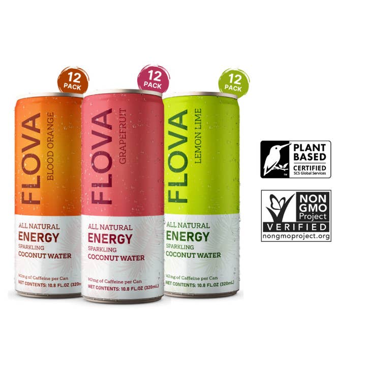 Coconut Water Energy Drink Variety 12-Pack for wholesale by Flova