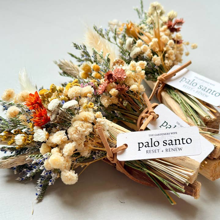 The Gardeners Wife - Wholesale Sage bundle - Palo Santo + Flora5