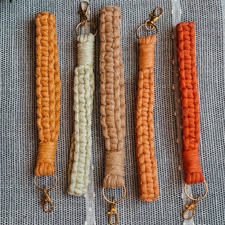 Knotted - Wholesale Keychain - Women's - Macrame Wristlet Keychain