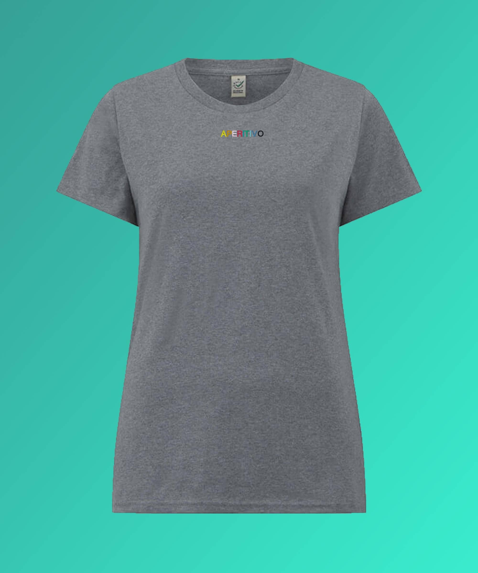 Fashion Drinks - Wholesale T-Shirt - Women's - Aperitivo | Embroidered women's organic cotton t-shirt6