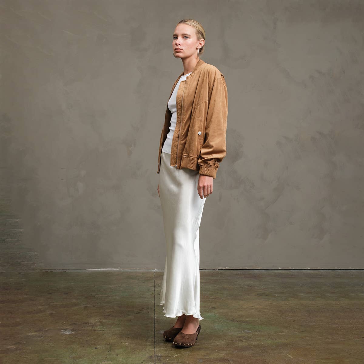 RAISONNEL - Wholesale Skirt - Women's - Satin Slip Skirt - RS104925