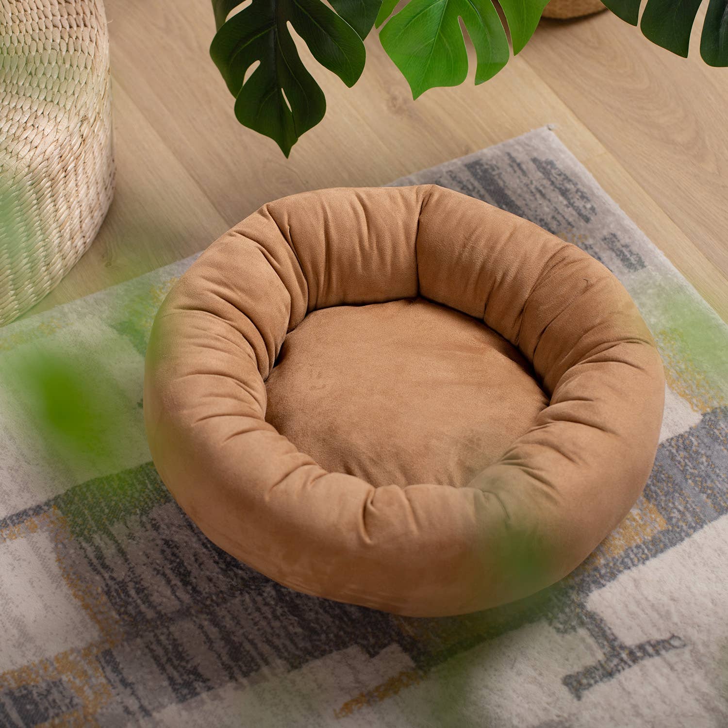 Kasentex - Wholesale Pet Bed - Dog - Dog Bed Round Soft Cushion Donut Shape1