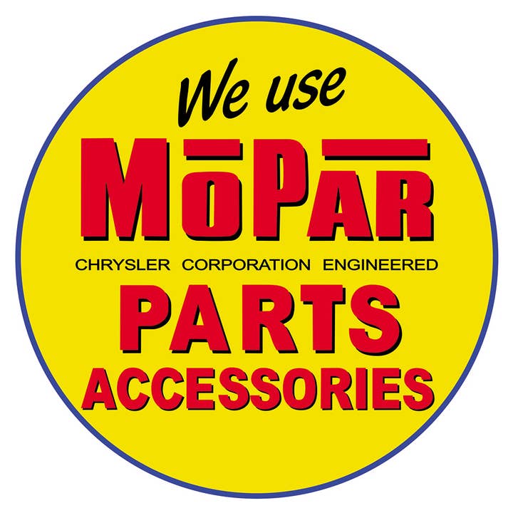 Desperate Enterprises - Wholesale Sign - ROUND - Mopar - P & A Tin Sign