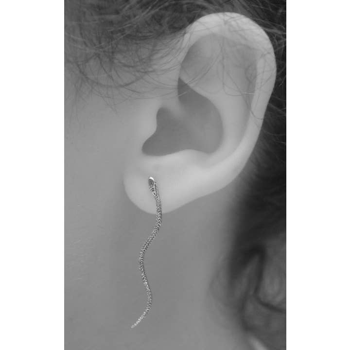 Semaki & Bird - Wholesale Dangle Earrings - Snake Earrings (large) - sterling silver Natural History
