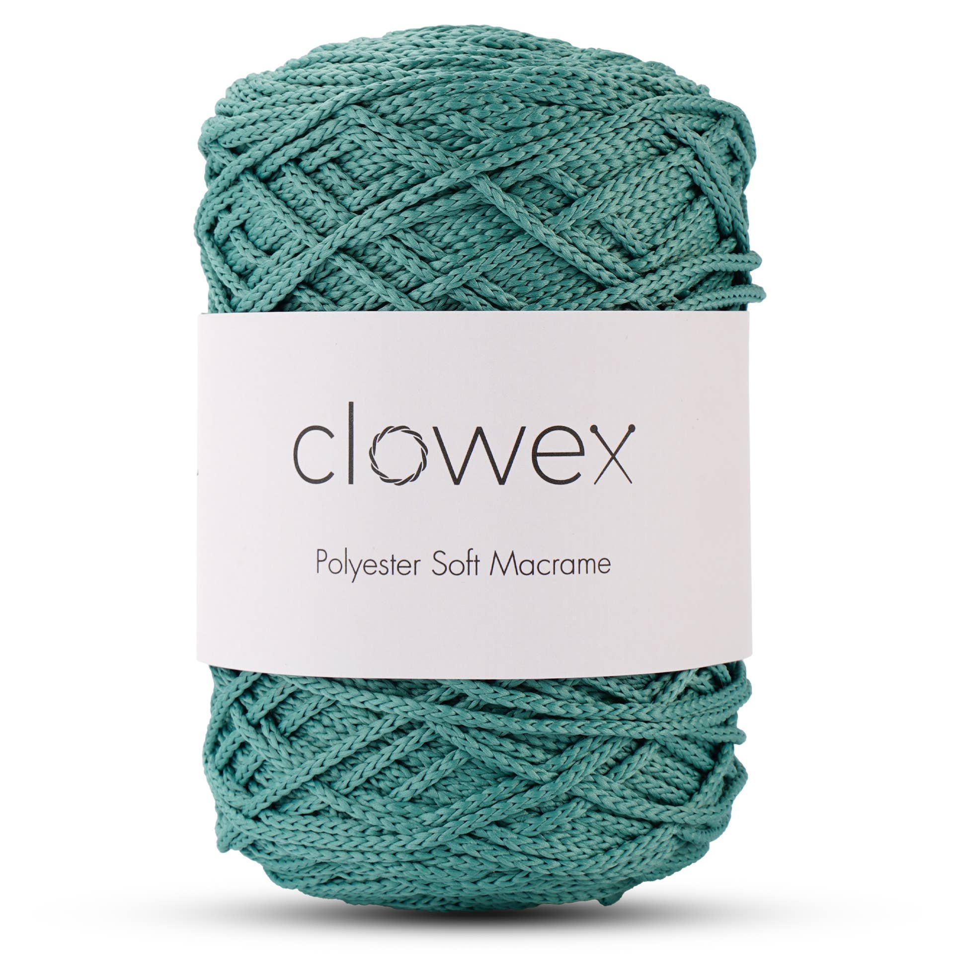 Clowex Textile LLC - Vente Fils à tricoter - Corde Macramé Douce en Polyester 2,5 mm, Fil de Corde Tressé Coloré32