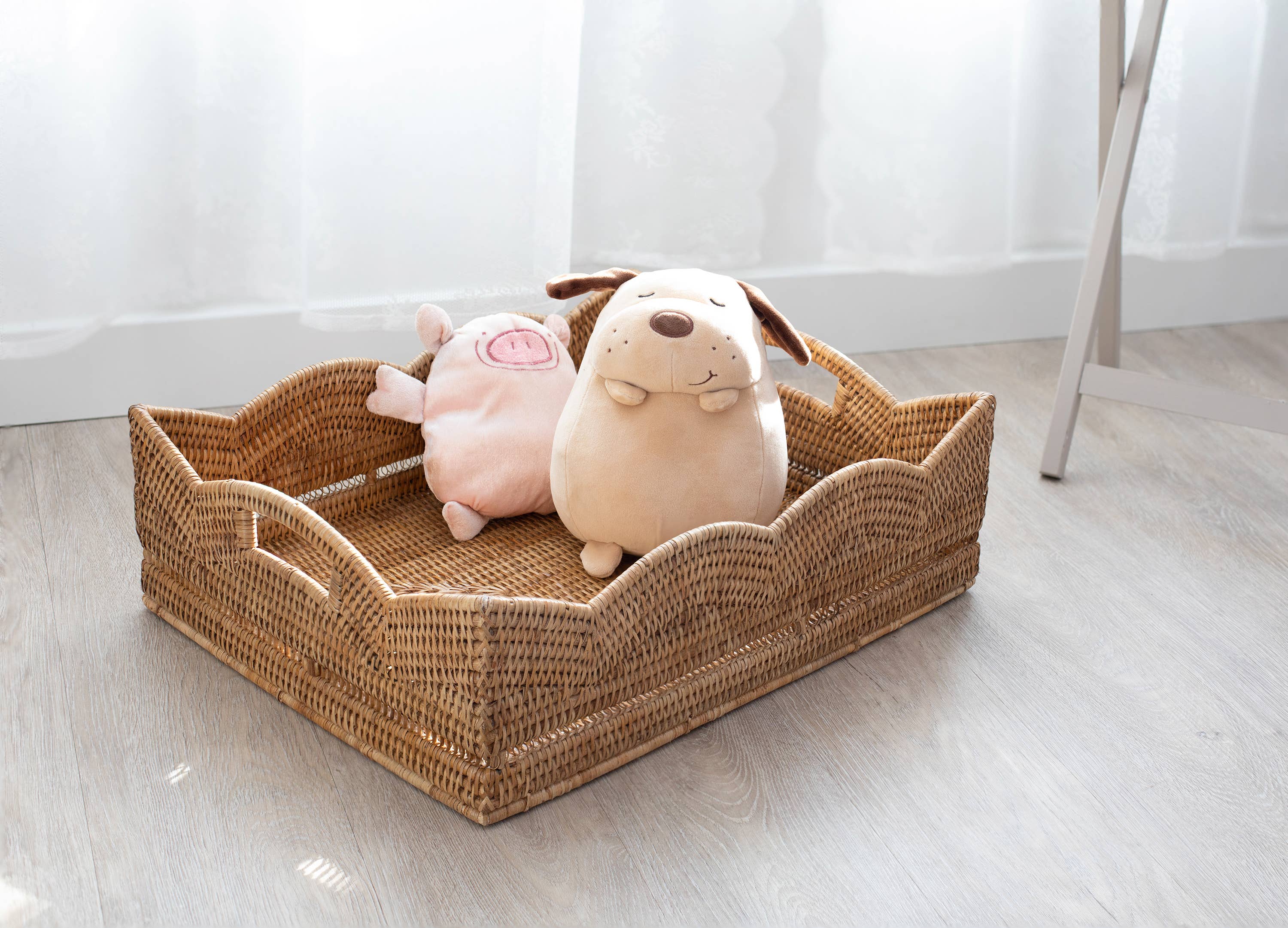 Artifacts Trading Company – Engroshandel Kurv – Rattan Kurv – Rektangulær Kammusling Stil10