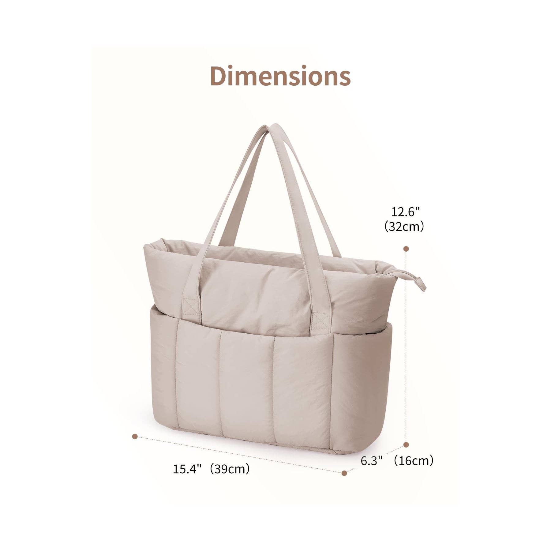 NARWEY INC - Vendita all'ingrosso Borsa tote - Donna - Borsa da viaggio Narwey Puffer per donne, adatta come bagaglio a mano.32