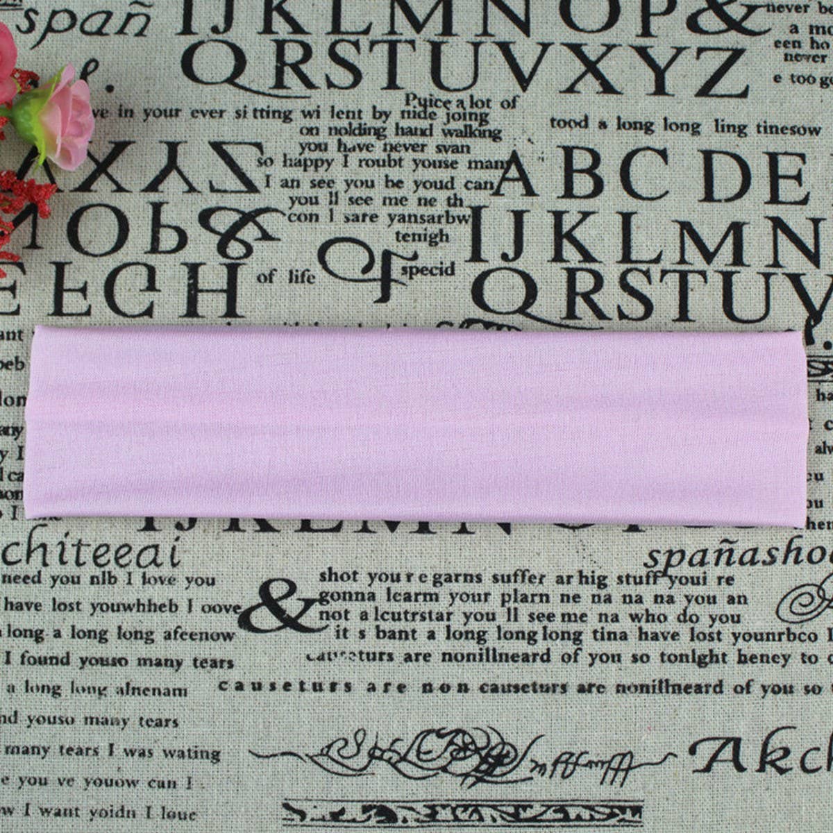 NINEXIS - Wholesale Hair Accessories Set - Women's - CWAHA6413_YOGA SPORTS HEADBAND ELASTIC SOLID COLOR HAIRBAND5