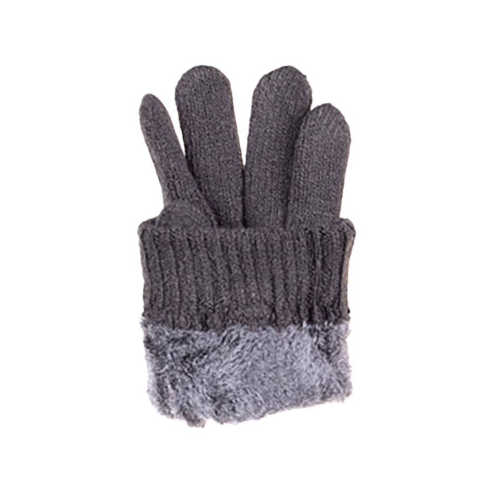Sensibling Corp. – wholesale Gloves – Women's – 12Pairs - Faux Fur Lining Classic Cable Knit Gloves2